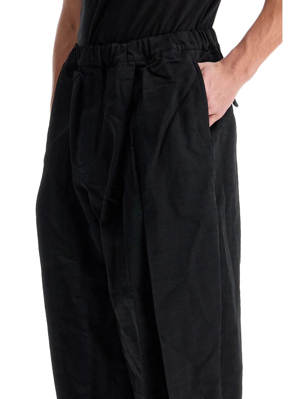 Pleated Harem Trousers-COMME DES GARÇONS BLACK-JOHN JULIA