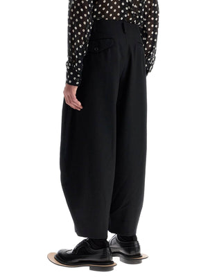 Cropped Wool Trousers In Seven