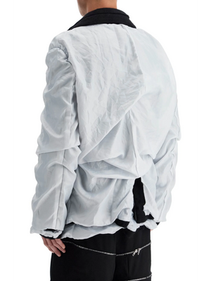 Layered Jacket With Inside Out Effect