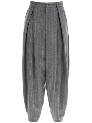 Striped Wool Trousers