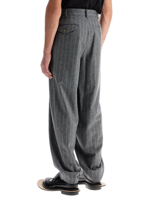 Striped Wool Trousers