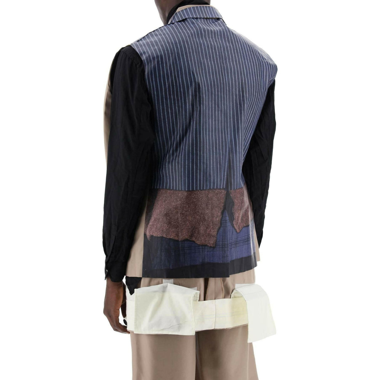 Trompe L'oeil Print Wool Blazer COMME DES GARCONS HOMME PLUS JOHN JULIA.