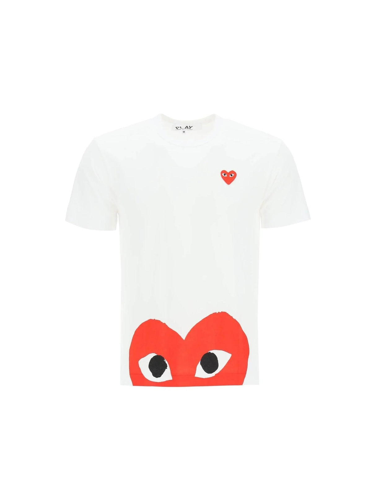 COMME DES GARÇONS PLAY-Heart Print T-shirt-JOHN JULIA