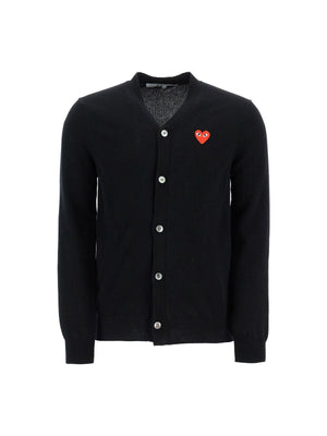 Unisex Heart Cardigan