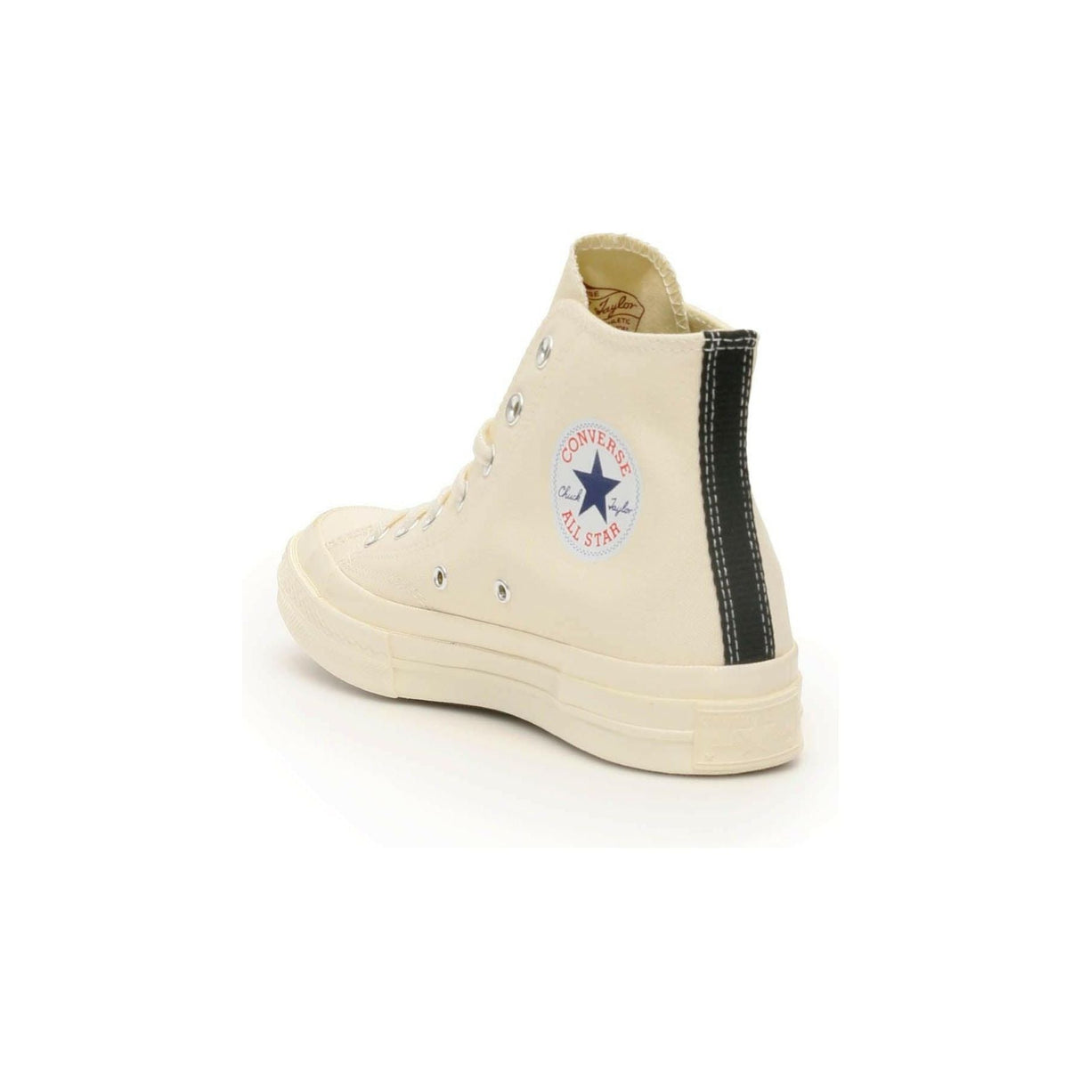 x Converse White 70 Chuck Hi-Top Sneakers COMME DES GARCONS PLAY JOHN JULIA.