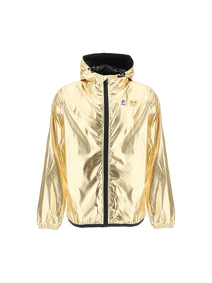 x K Way Metallic Nylon Jacket.