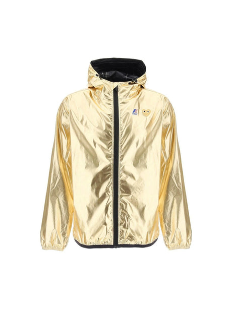 x K Way Metallic Nylon Jacket.