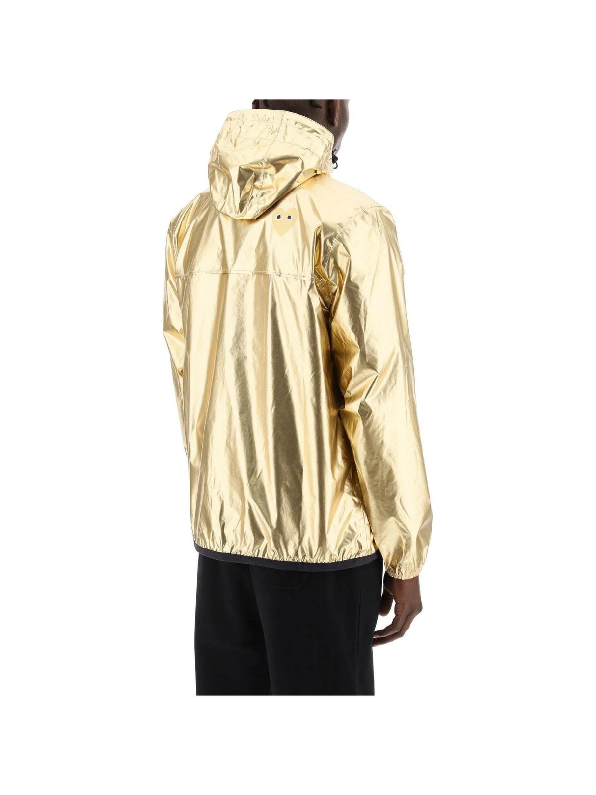 x K Way Metallic Nylon Jacket.