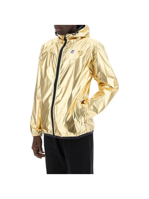 x K Way Metallic Nylon Jacket.