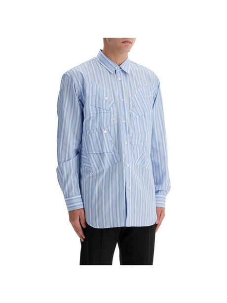 COMME DES GARÇONS SHIRT-Lace Shirt With Appliqué-JOHN JULIA