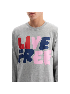 COMME DES GARÇONS SHIRT-Live Free Sweatshirt-JOHN JULIA