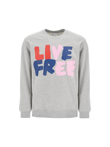 COMME DES GARÇONS SHIRT-Live Free Sweatshirt-JOHN JULIA