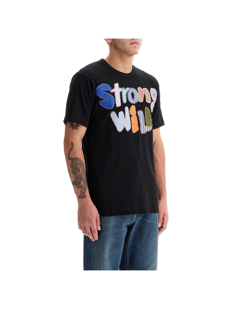 Strong Will Cotton T-shirt-Comme des Garçons Shirt-JOHN JULIA