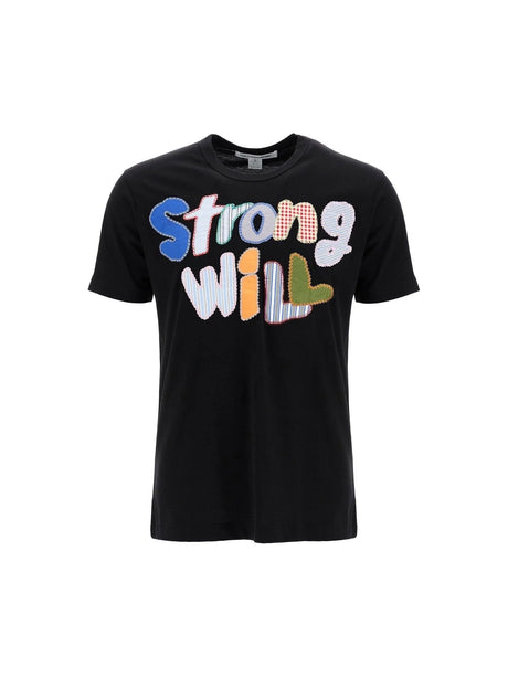 Strong Will Cotton T-shirt-Comme des Garçons Shirt-JOHN JULIA