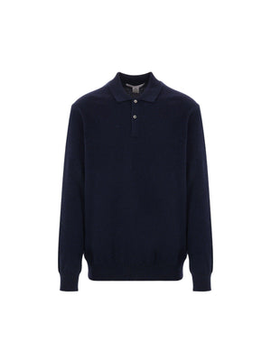 COMME DES GARÇONS SHIRT-Wool Polo Sweater-JOHN JULIA