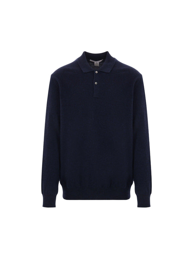 COMME DES GARÇONS SHIRT-Wool Polo Sweater-JOHN JULIA