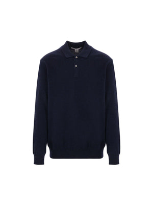 COMME DES GARÇONS SHIRT-Wool Polo Sweater-JOHN JULIA