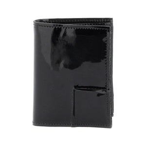 Bifold Patent Leather Wallet In COMME DES GARCONS WALLET JOHN JULIA.