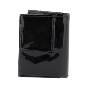 Bifold Patent Leather Wallet In COMME DES GARCONS WALLET JOHN JULIA.