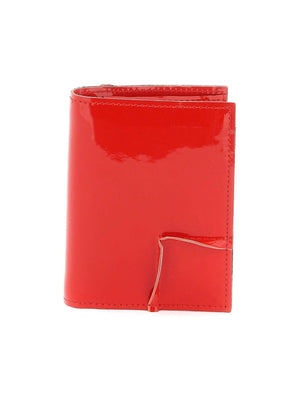 Wallet Bifold Patent Leather Wallet In COMME DES GARCONS WALLET JOHN JULIA.