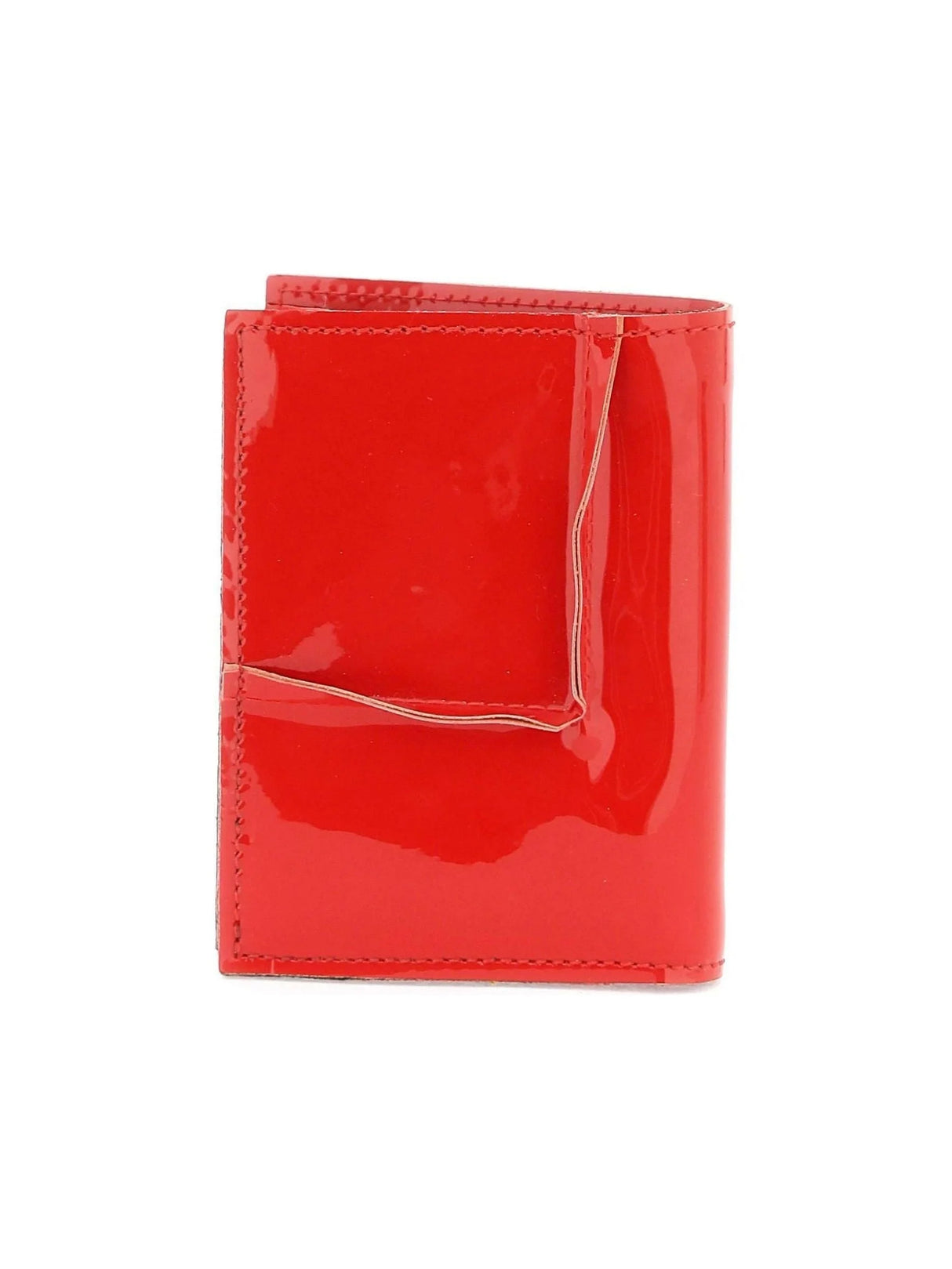 Wallet Bifold Patent Leather Wallet In COMME DES GARCONS WALLET JOHN JULIA.