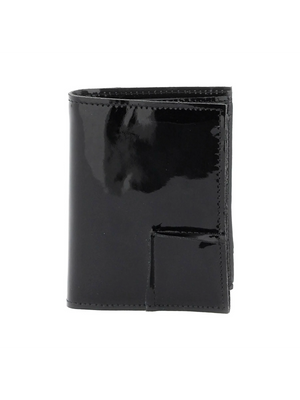 Bifold Patent Leather Wallet In COMME DES GARCONS WALLET JOHN JULIA.