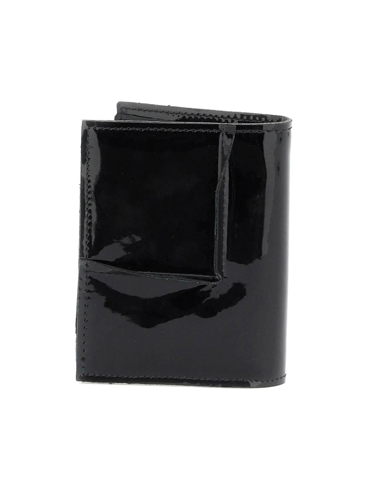 Bifold Patent Leather Wallet In COMME DES GARCONS WALLET JOHN JULIA.