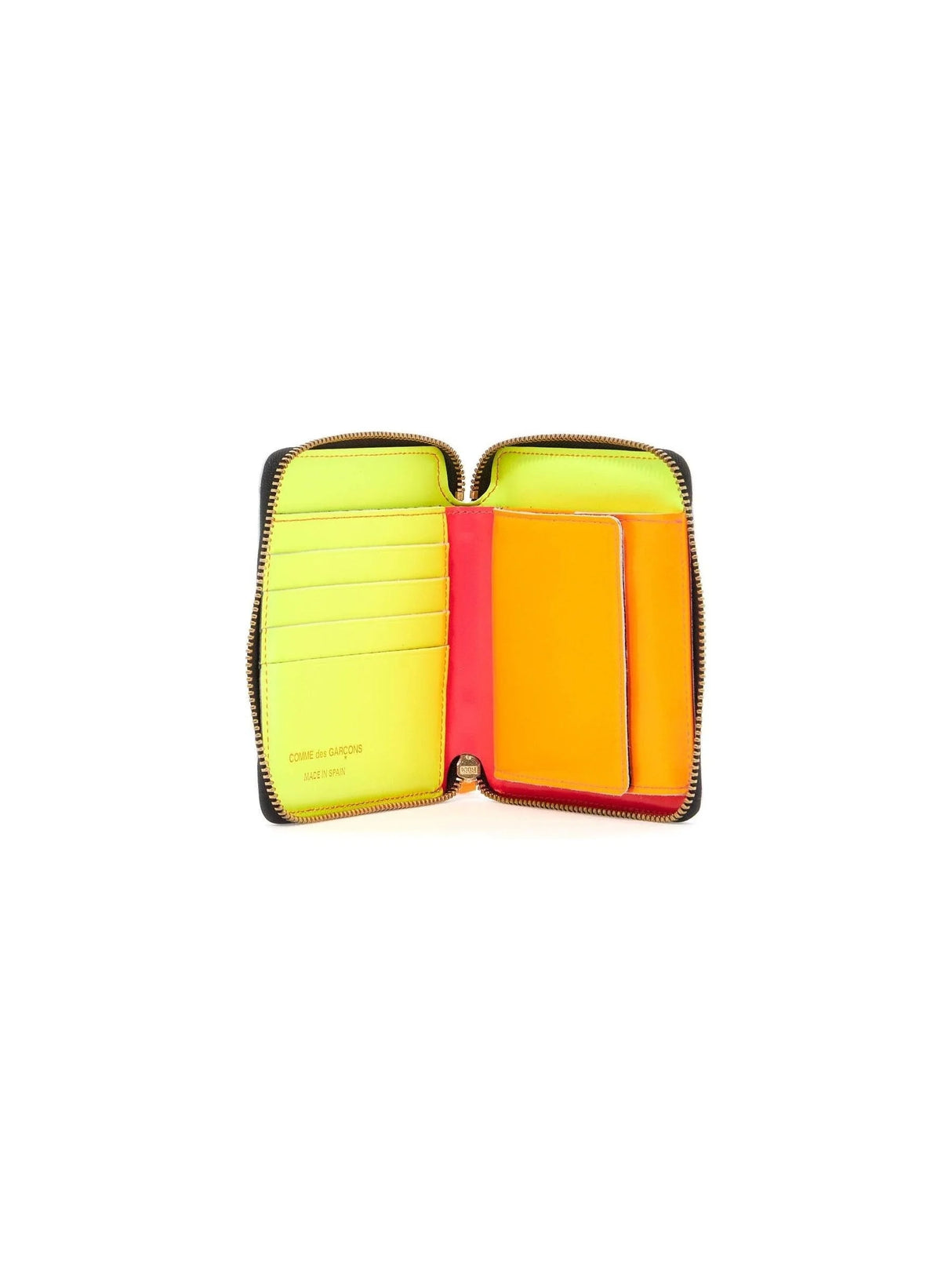 Super Fluo Leather Wallet Portfolio-COMME DES GARÇONS WALLET-JOHN JULIA