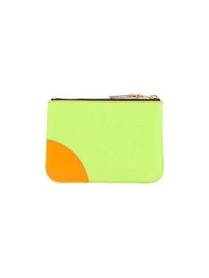 Super Fluo Leather Pouch-COMME DES GARÇONS WALLET-JOHN JULIA