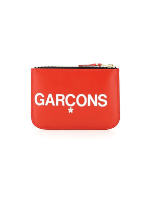 COMME DES GARÇONS WALLET-Huge Logo Pouch-JOHN JULIA