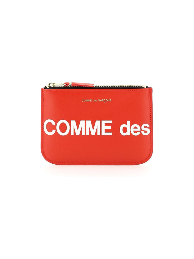 COMME DES GARÇONS WALLET-Huge Logo Pouch-JOHN JULIA