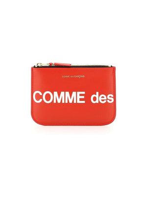 COMME DES GARÇONS WALLET-Huge Logo Pouch-JOHN JULIA