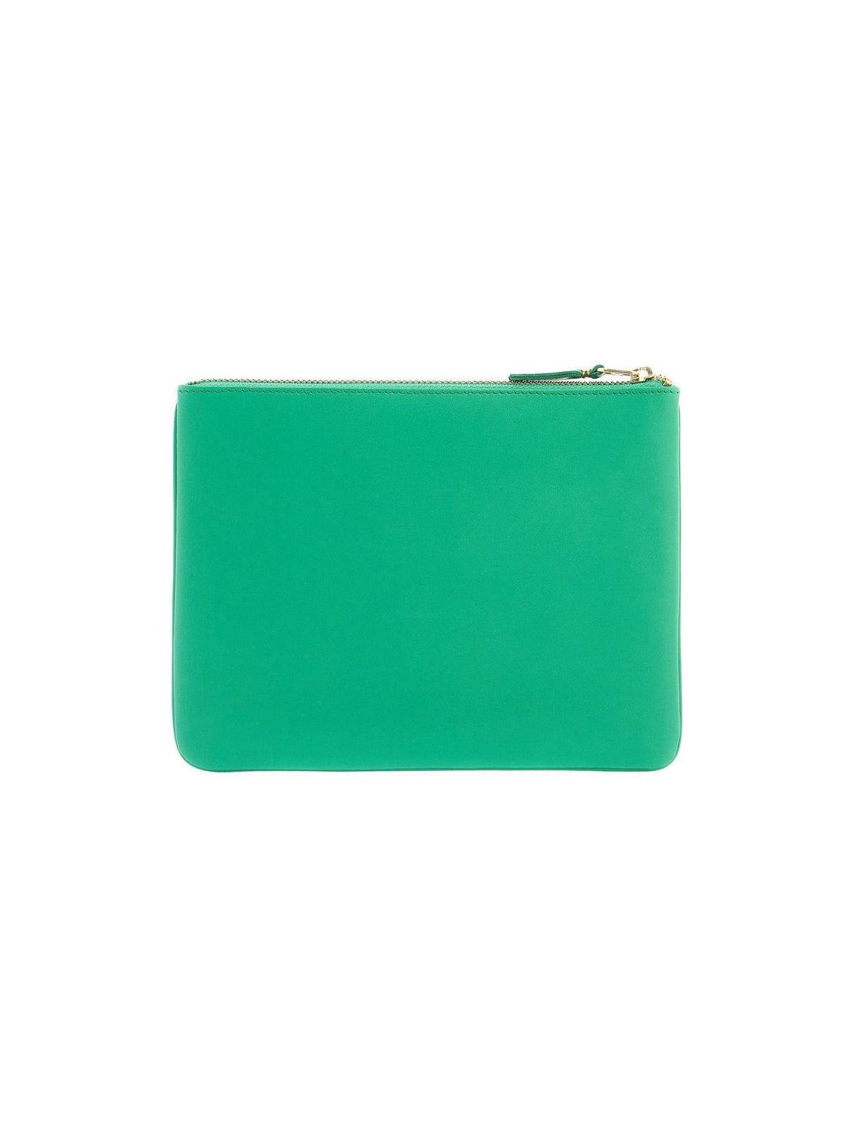 COMME DES GARCONS WALLET-Smooth Leather Pouch In Seven Words -JOHN JULIA.