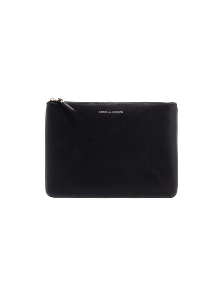 COMME DES GARCONS WALLET-Smooth Leather Pouch In Seven Words -JOHN JULIA.