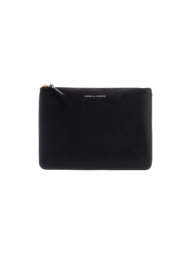 COMME DES GARCONS WALLET-Smooth Leather Pouch In Seven Words -JOHN JULIA.