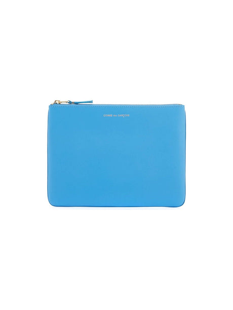 COMME DES GARCONS WALLET-Smooth Leather Pouch In Seven Words -JOHN JULIA.