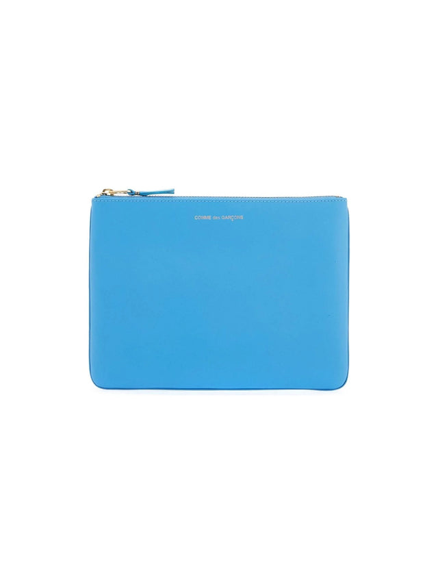 COMME DES GARCONS WALLET-Smooth Leather Pouch In Seven Words -JOHN JULIA.