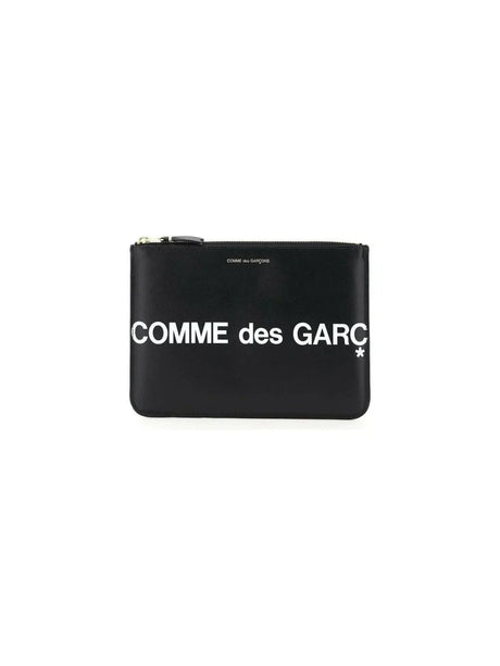 Leather Pouch With Logo COMME DES GARCONS WALLET JOHN JULIA.