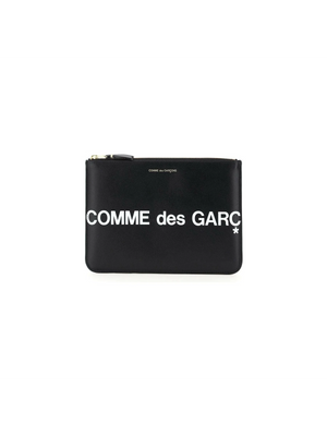 Leather Pouch With Logo COMME DES GARCONS WALLET JOHN JULIA.