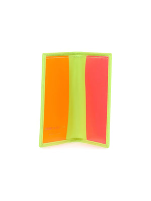 COMME DES GARÇONS WALLET-Leather Super Fluo Wallet Portfolio-JOHN JULIA