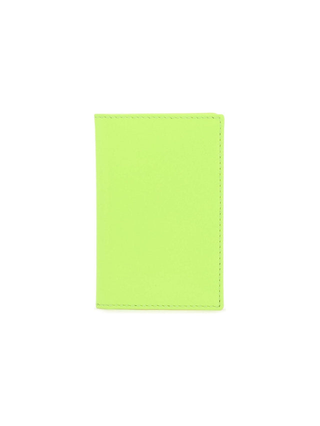 COMME DES GARÇONS WALLET-Leather Super Fluo Wallet Portfolio-JOHN JULIA