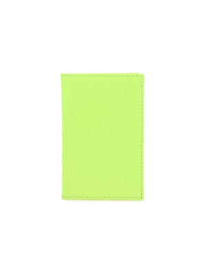 COMME DES GARÇONS WALLET-Leather Super Fluo Wallet Portfolio-JOHN JULIA