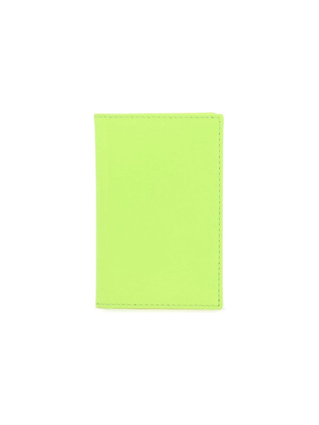 COMME DES GARÇONS WALLET-Leather Super Fluo Wallet Portfolio-JOHN JULIA