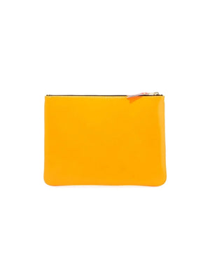 COMME DES GARÇONS WALLET-Leather Super Fluo Pouch-JOHN JULIA