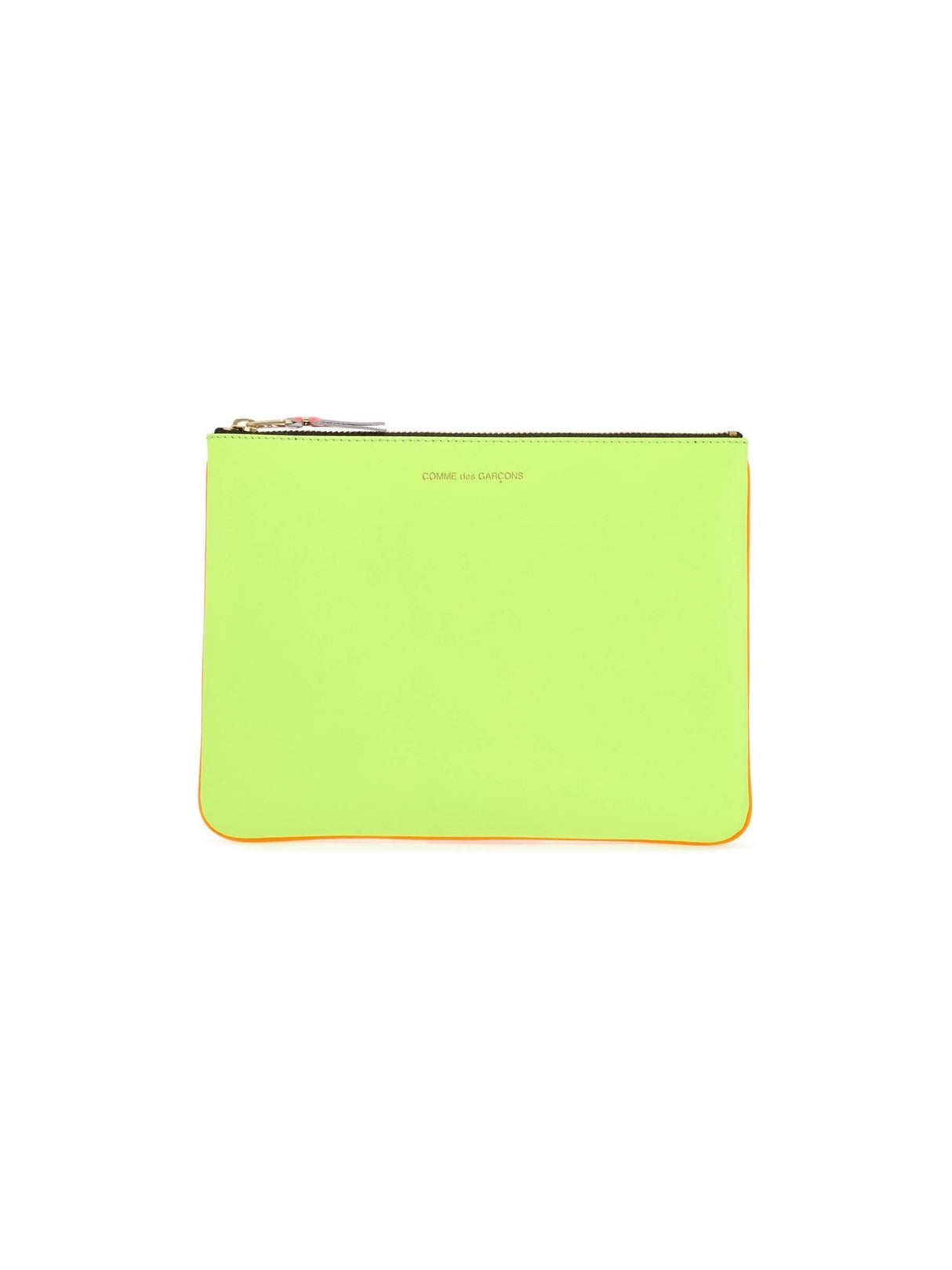 COMME DES GARÇONS WALLET-Leather Super Fluo Pouch-JOHN JULIA