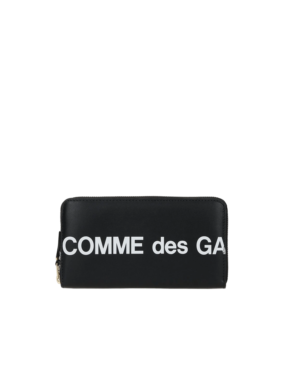 Logo Print Smooth Leather Zip-Around Wallet-COMME DES GARÇONS WALLET-JOHN JULIA