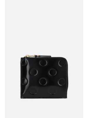 Polka Dot Embossed Wallet-COMME des GARÇONS WALLET-JOHN JULIA