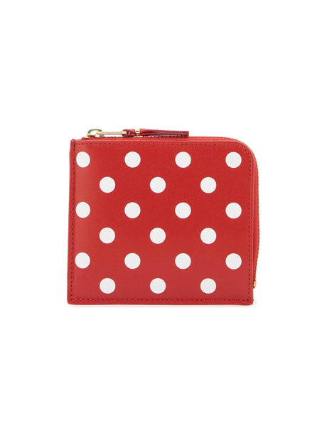 Polka-Dot Leather Wallet - OS - Unisex > Unisex accessories > Wallets