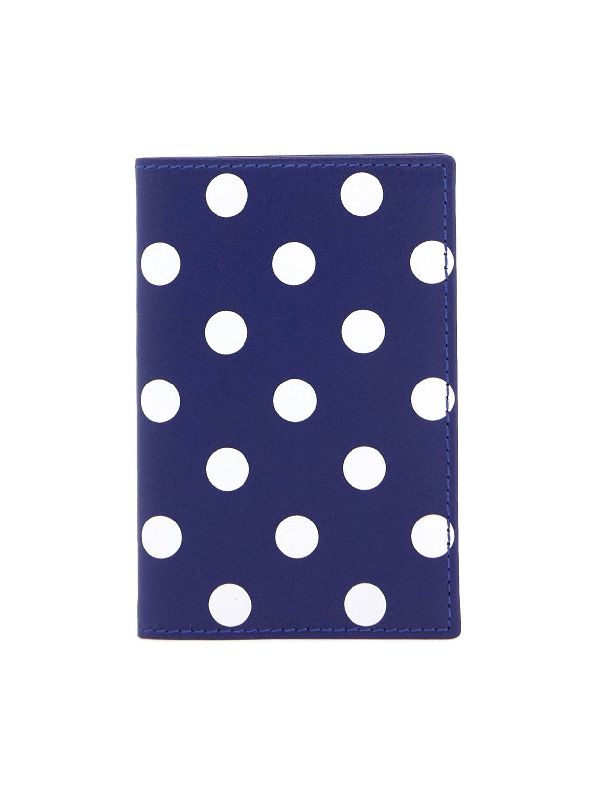 Polka-Dot Leather Bifold Wallet