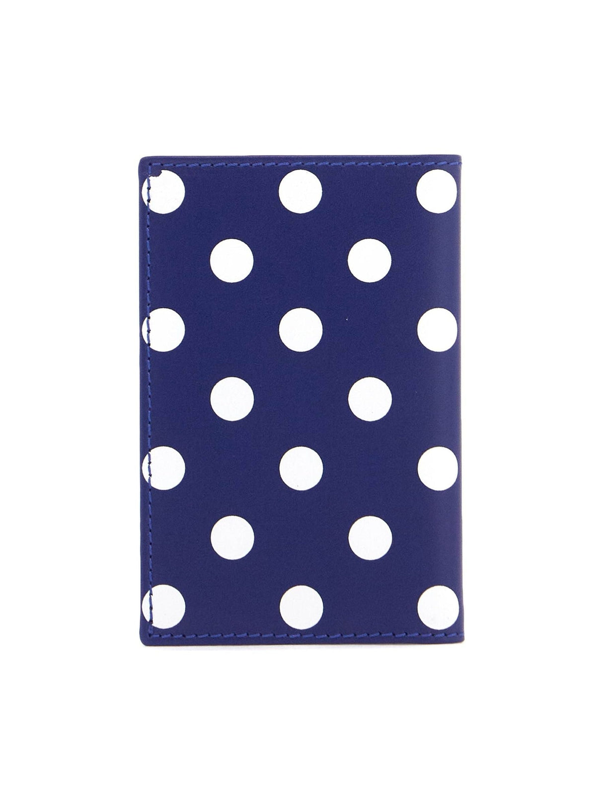 Polka-Dot Leather Bifold Wallet